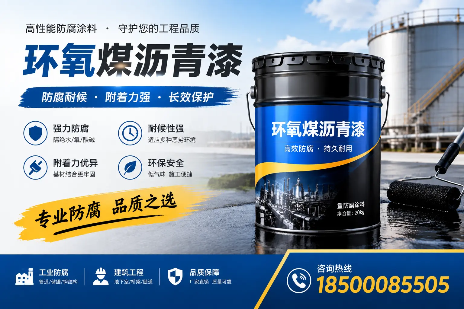 如何选择适合的环氧煤沥青漆?马鞍山市场选型指南